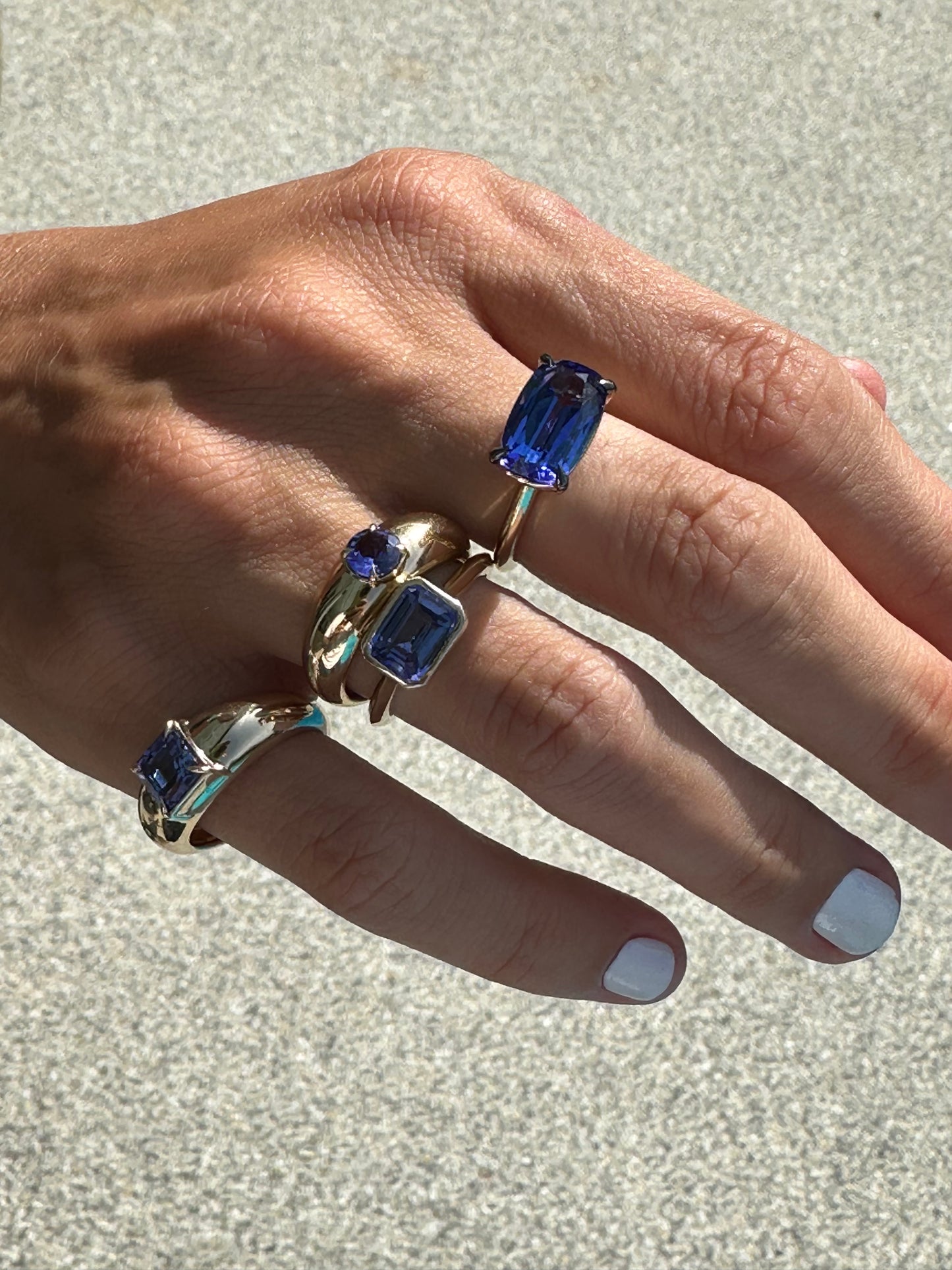 4.40ct Tanzanite Prongs Ring
