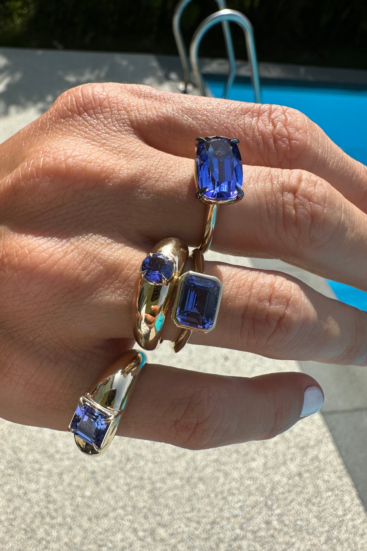 4.40ct Tanzanite Prongs Ring