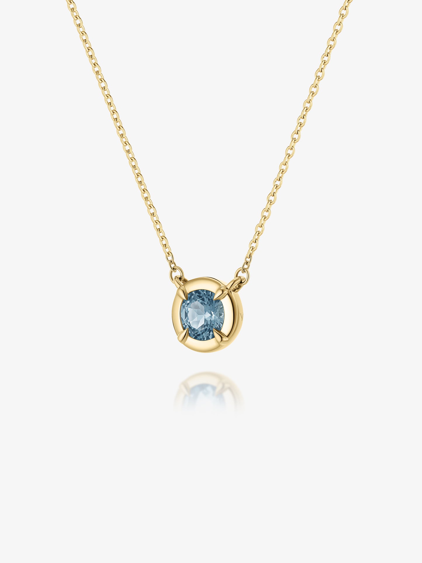 0.80ct Aquamarine Alba Necklace
