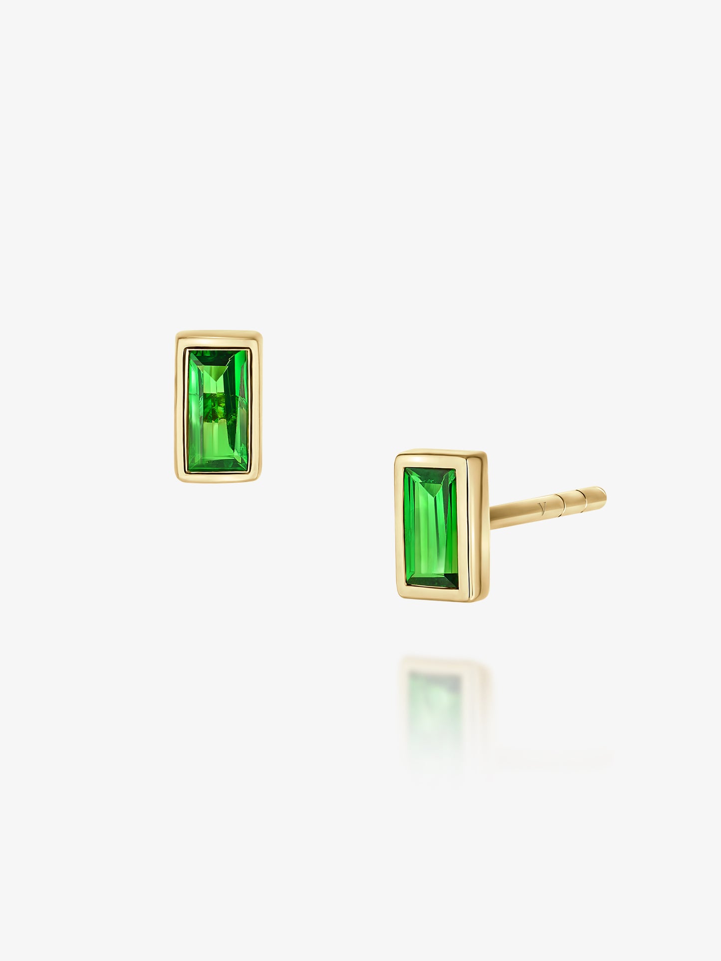 Tsavorite Goldy Earrings