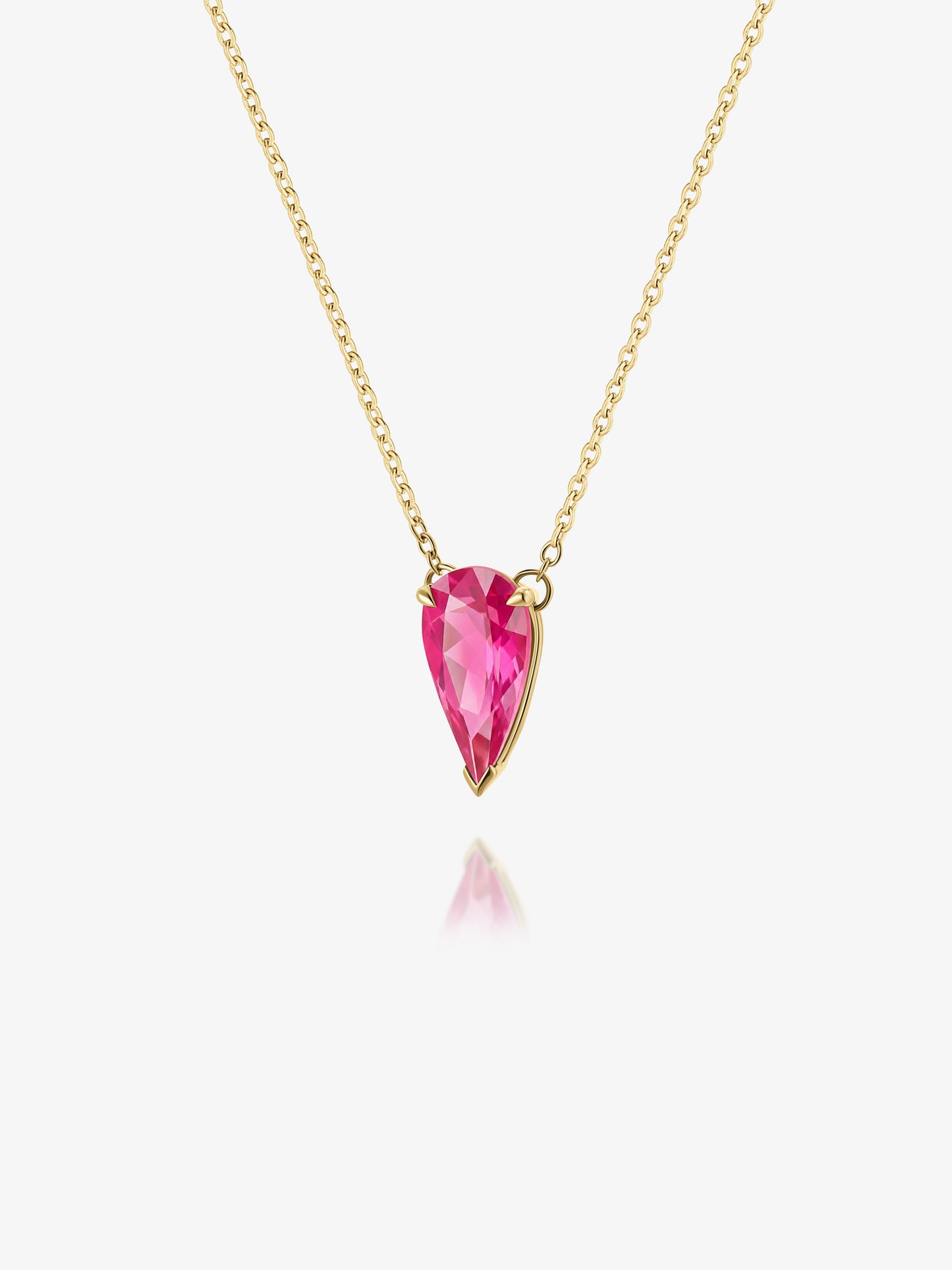 1.65ct Rubylite Prongs Necklace