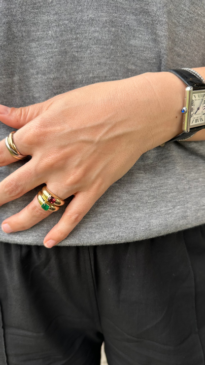 0.85ct Emerald Bobby Ring
