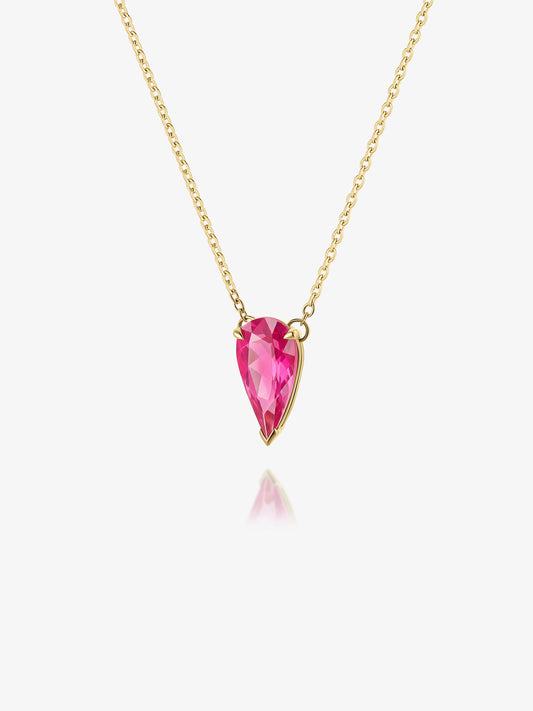 1.65ct Rubylite Prongs Necklace