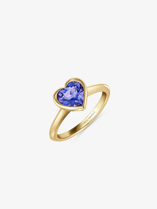 1.45ct Tanzanite Bezel Ring