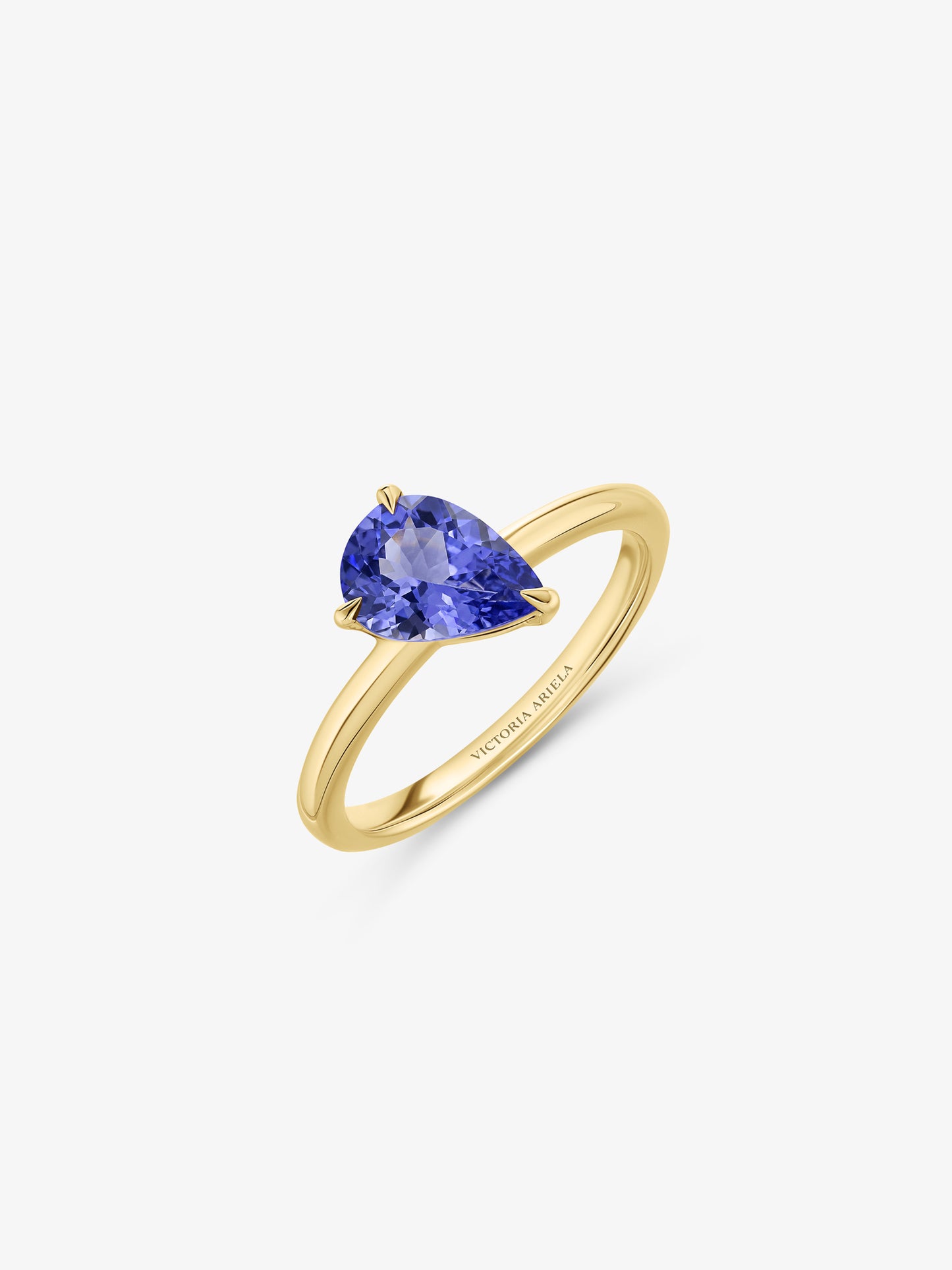 0.90ct Tanzanite Pinky Ring