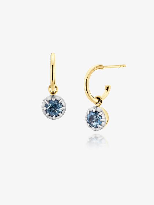 0.81ct Aquamarine Sunkissed Earrings