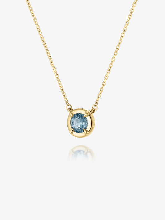 0.80ct Aquamarine Alba Necklace