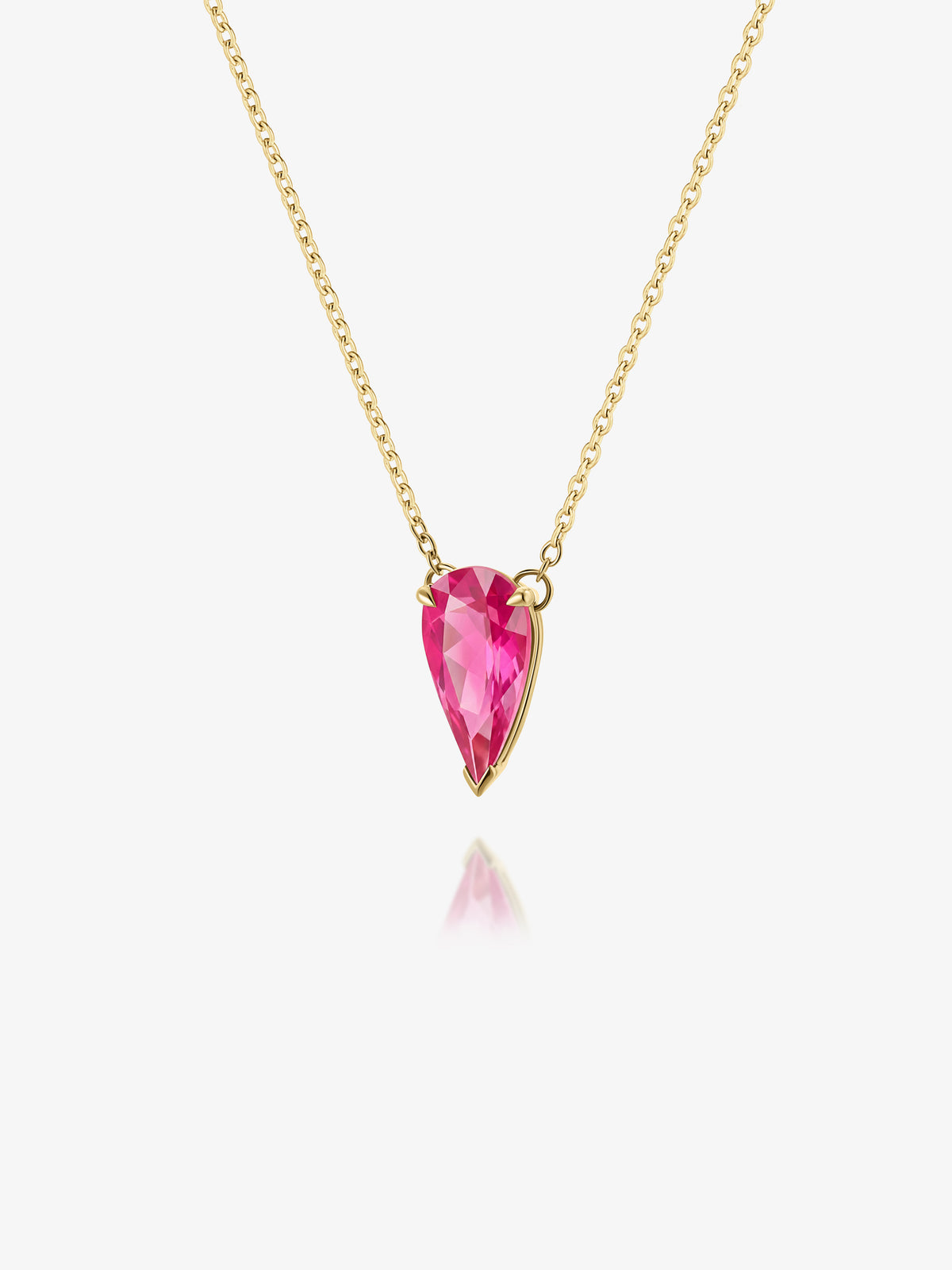 1.65ct Rubylite Prongs Necklace
