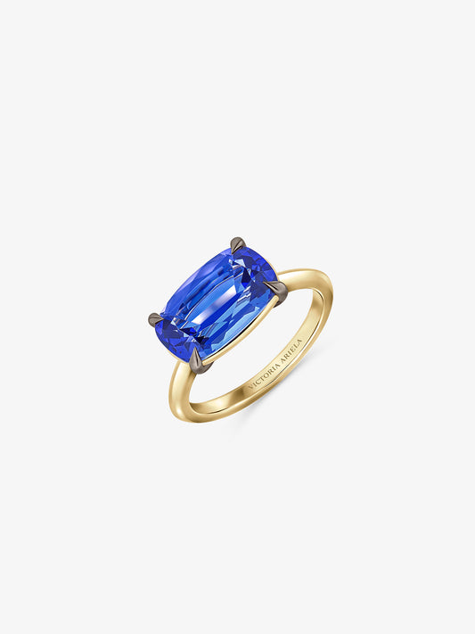 4.40ct Tanzanite Prongs Ring